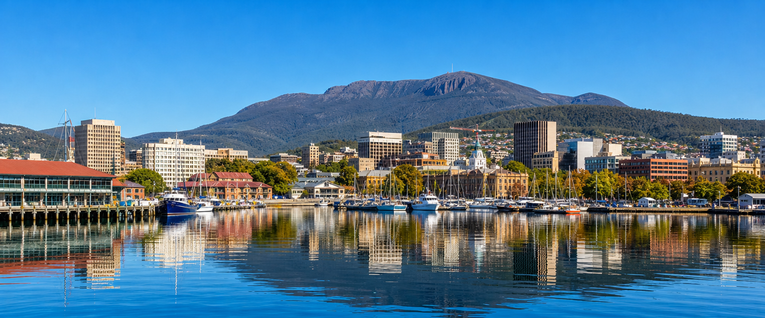 hobart city skyline