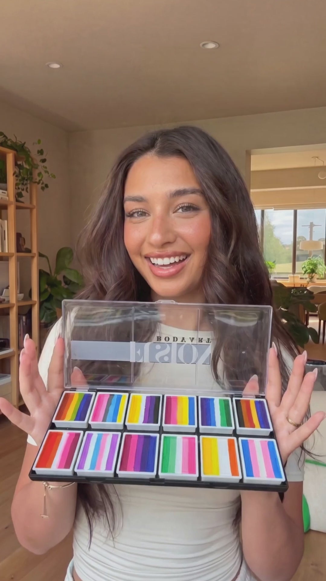 Load video: NEW Fusion Body Art Face Paint Palette - Pride