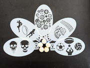 Face Painting Stencil Bundle - Rough and Tumble