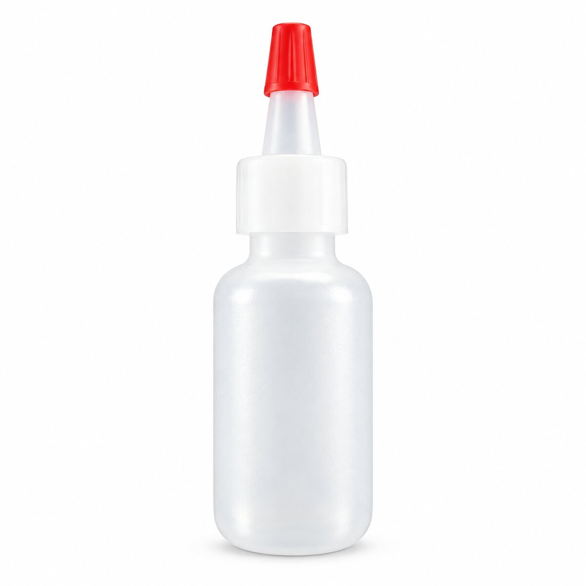 TAG Body Art empty puffer squirt bottle with red cap - clear plastic bottle for face painting water or glitter