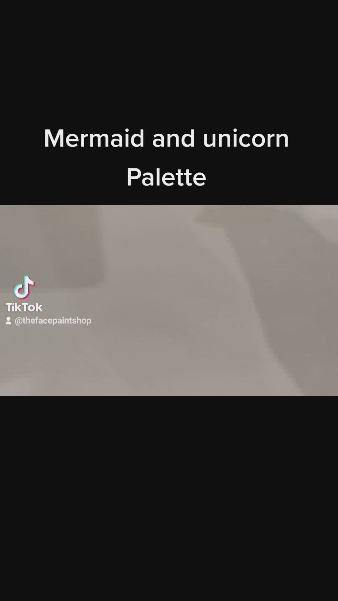 Load video: Fusion Body Art Face Painting Palette - Mermaids &amp; Unicorns