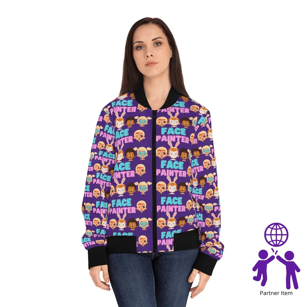 "Purple Parade" - Face Painter Jacket The Face Paint Shop Jacket The Face Paint Shop Australia buy face paints near me