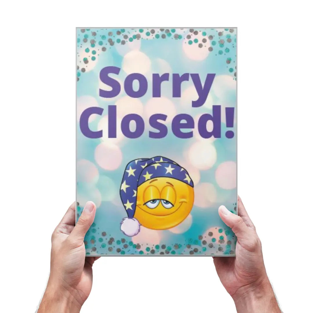 A4 Sign - Sorry I'm Closed! The Face Paint Shop Advertising & Marketing The Face Paint Shop Australia buy face paints near me
