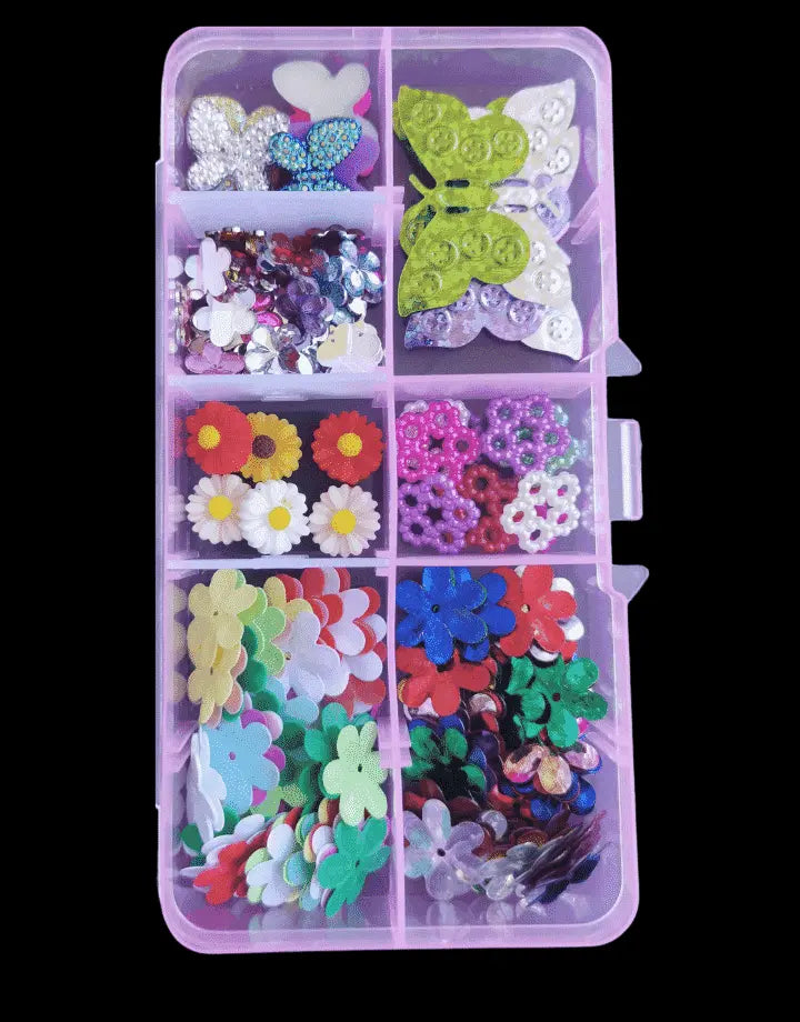 Bling Box - Flowers and Butterflies Edition The Face Paint Shop Loose Gem Collection The Face Paint Shop Australia buy face paints near me