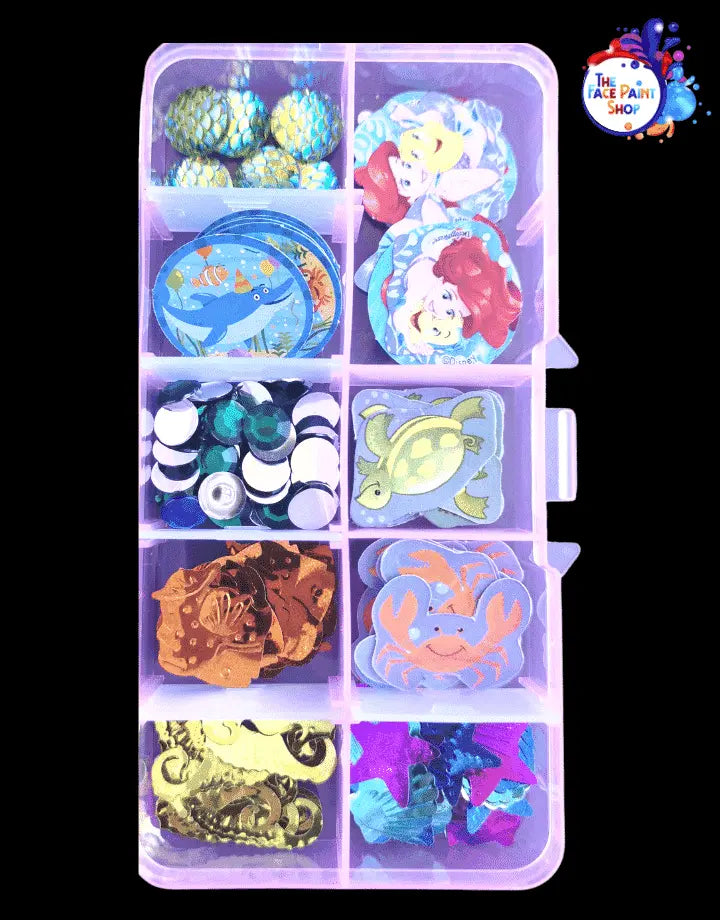 Bling Box - Under the Sea Edition The Face Paint Shop Loose Gem Collection The Face Paint Shop Australia buy face paints near me