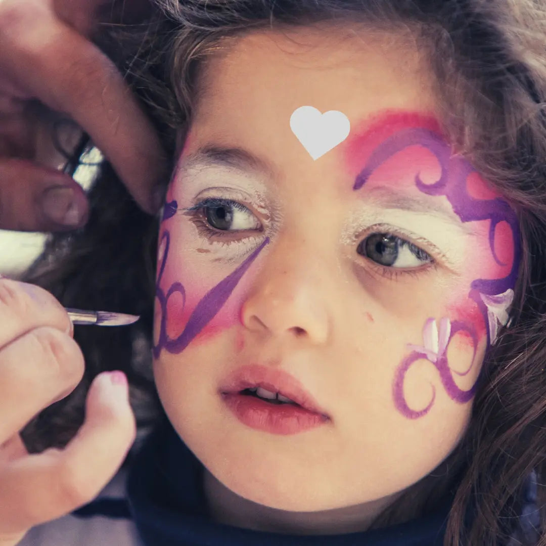 DiYeah Face Painting Stencil - A09 Hearts DiYeah! Stencil The Face Paint Shop Australia buy face paints near me