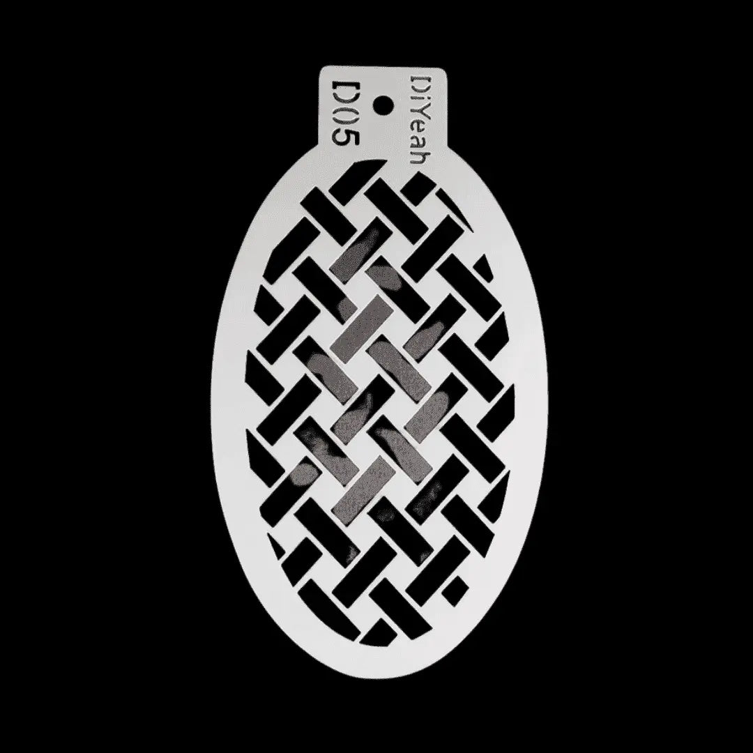 DiYeah Face Painting Stencil - D05 Tire Tread DiYeah! Stencil The Face Paint Shop Australia buy face paints near me