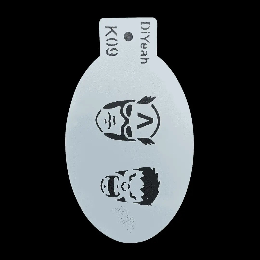 DiYeah Face Painting Stencil - K09 Superheroes 1 DiYeah! Stencil The Face Paint Shop Australia buy face paints near me