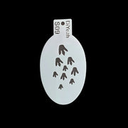 DiYeah Face Painting Stencil - S09 Dino Foot Prints Dinosaur DiYeah! Stencil The Face Paint Shop Australia buy face paints near me