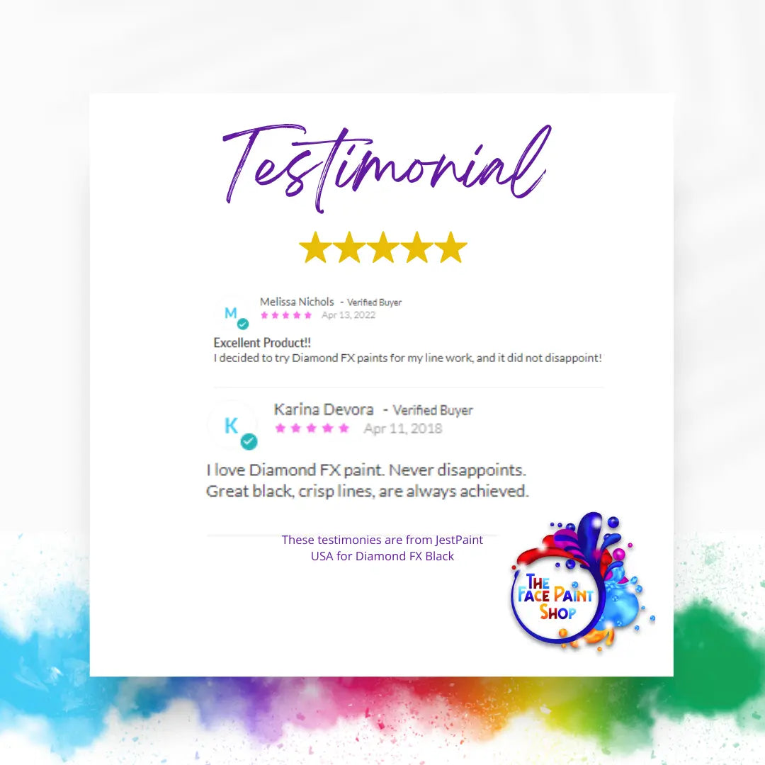  Buy Diamond FX 30g Face Paint Cake - Essential Black and professional face & body paint for beginners in Australia. Where to buy face paint near me. 