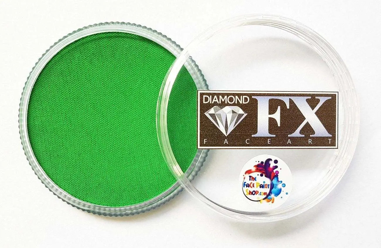 Diamond FX 30g Face Paint Cake - Essential Green Diamond FX Base Colour Cake The Face Paint Shop Australia buy face paints near me