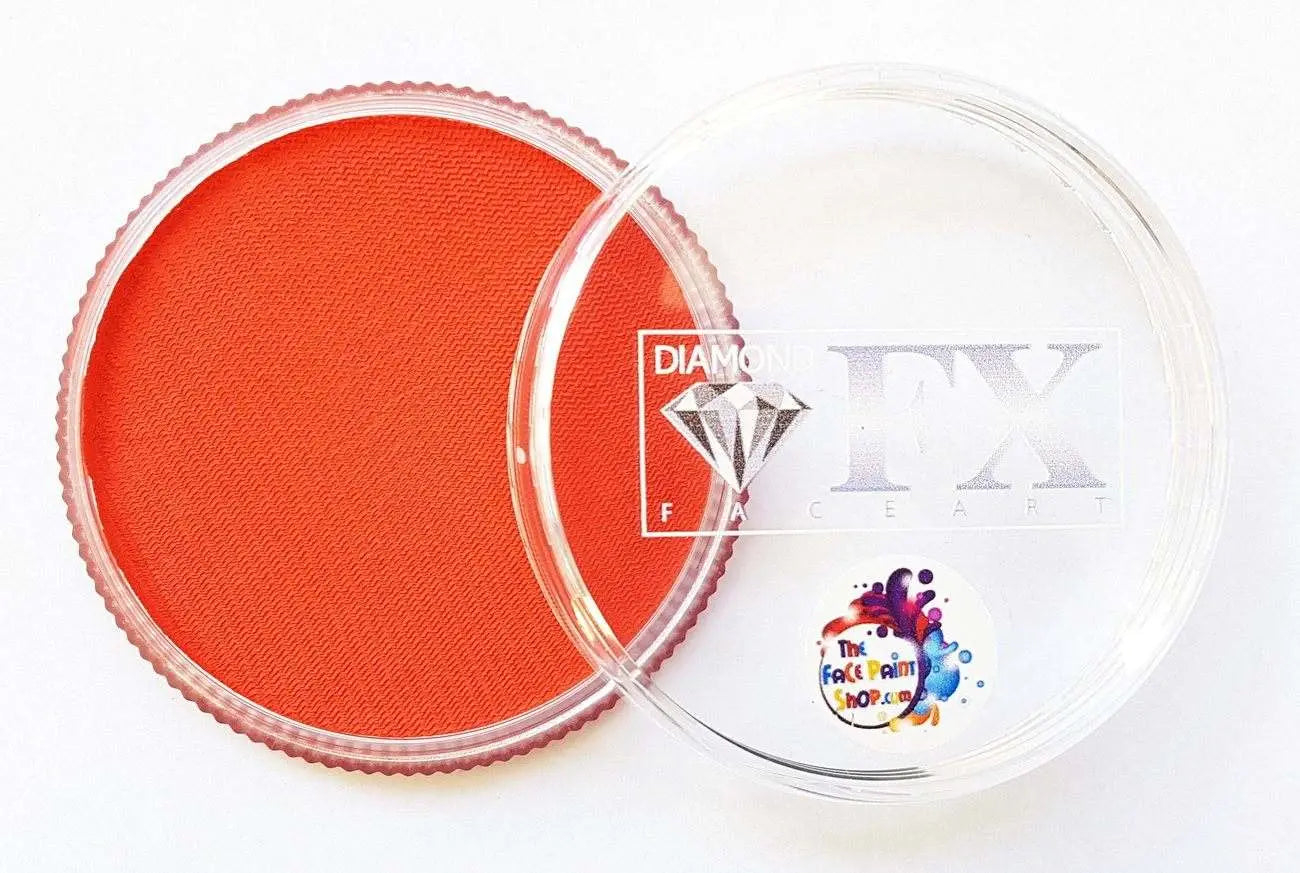 Diamond FX 30g Face Paint Cake - Essential Orange Diamond FX Base Colour Cake The Face Paint Shop Australia buy face paints near me