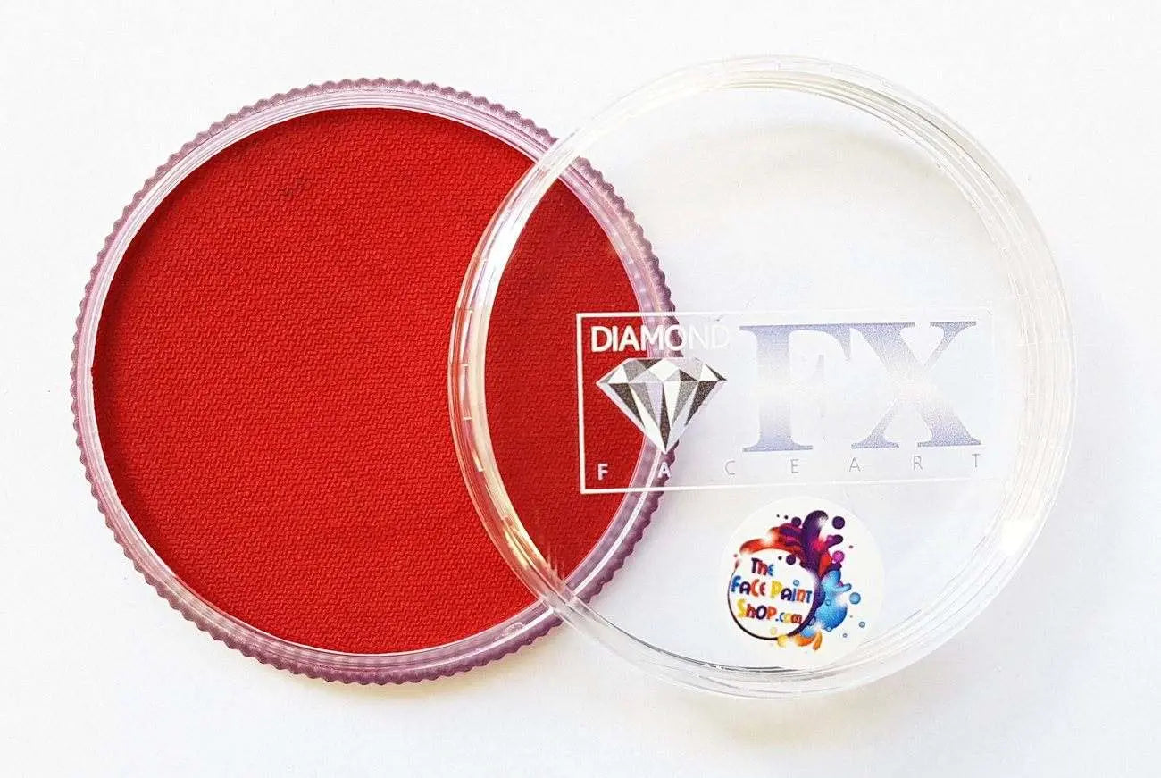 Diamond FX 30g Face Paint Cake - Essential Red Diamond FX Base Colour Cake The Face Paint Shop Australia buy face paints near me