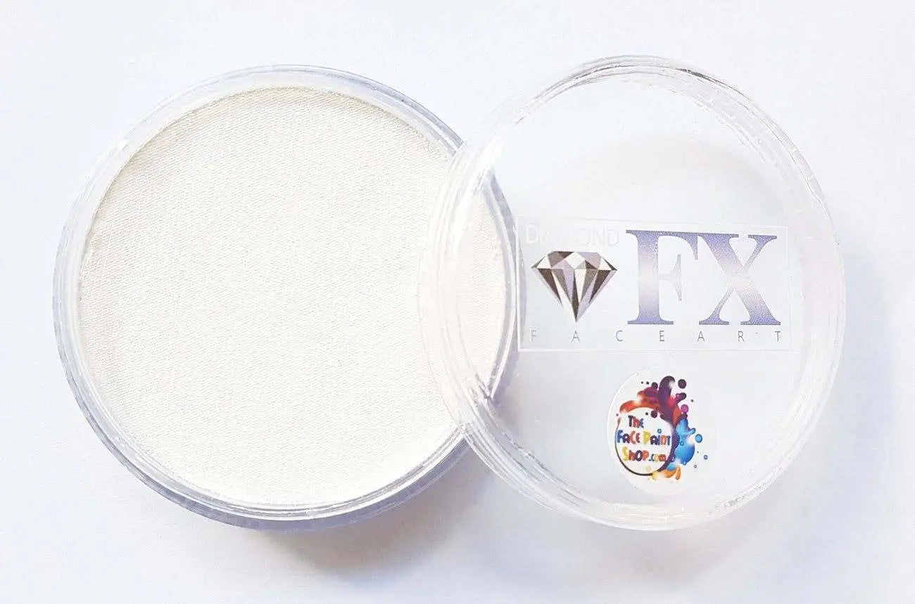 Diamond FX 45g Face Paint Cake - Essential White Diamond FX Base colours cake The Face Paint Shop Australia buy face paints near me