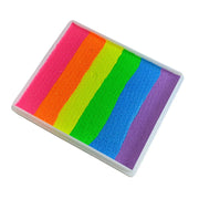  Buy Diamond FX Splitcake 50g -  #7 Rainbow Neon Nights and professional face & body paint for beginners in Australia. Where to buy face paint near me. 