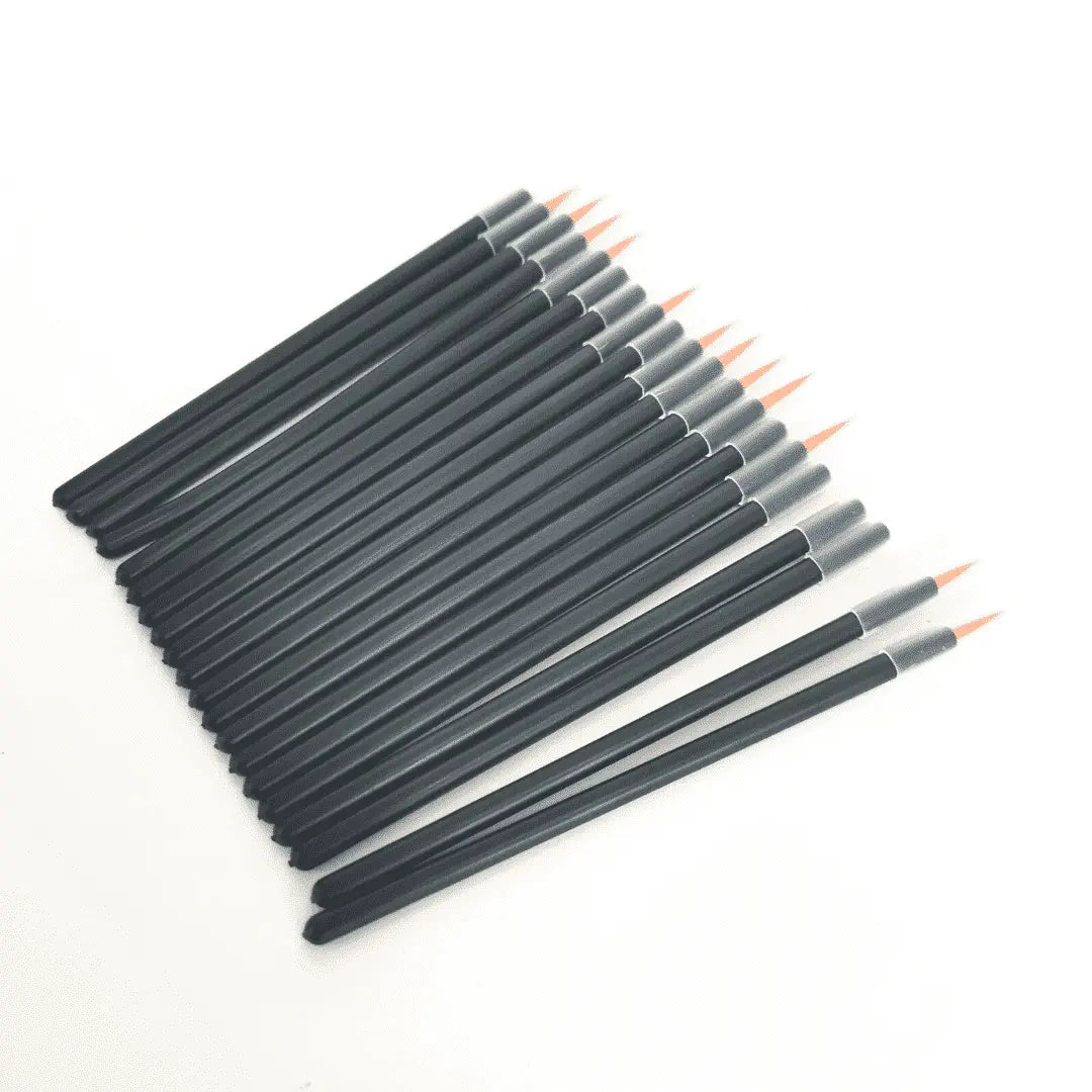 Disposable face painting brushes - set of 20 The Face Paint Shop Brush Collection The Face Paint Shop Australia buy face paints near me