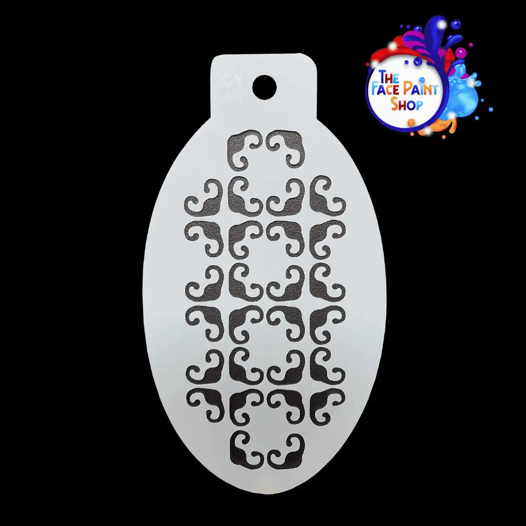 FLIP Face Painting Stencil - 21 Trimming Flip Stencil Stencil The Face Paint Shop Australia buy face paints near me