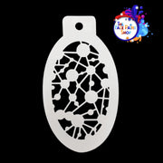 FLIP Face Painting Stencil - 25 Atomic Flip Stencil Stencil The Face Paint Shop Australia buy face paints near me