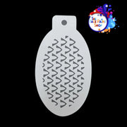 FLIP Face Painting Stencil - 41 Pin Prick Flip Stencil Stencil The Face Paint Shop Australia buy face paints near me