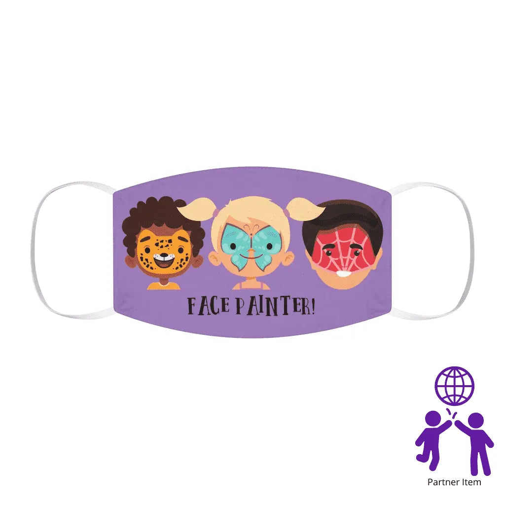 Face Painter! Snug-Fit Face Mask Printify Mask The Face Paint Shop Australia buy face paints near me