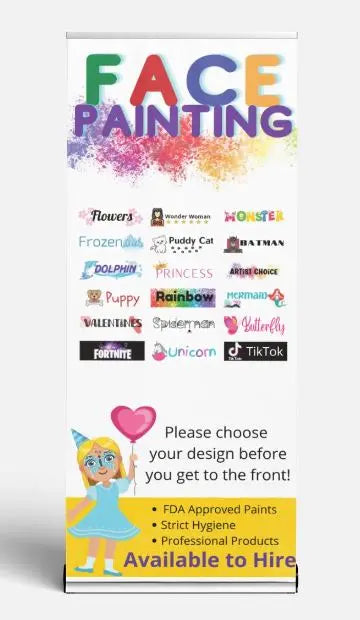 Face Painting Banner 620, 360 The Face Paint Shop - No.1 for Beginners in Australia.