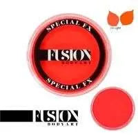 Fusion Body Art Face Paint Cake Neon - Orange 32g Fusion BodyArt Face Paint Neon Cake The Face Paint Shop Australia buy face paints near me