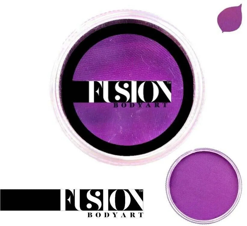 Fusion Body Art Face Paint Cake Prime - Deep Magenta 32g Fusion BodyArt Face Paint Cake The Face Paint Shop Australia buy face paints near me