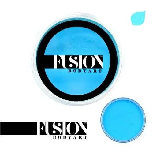 Fusion Body Art Face Paint Cake Prime - Light Blue 32g Fusion BodyArt Face Paint Cake The Face Paint Shop Australia buy face paints near me