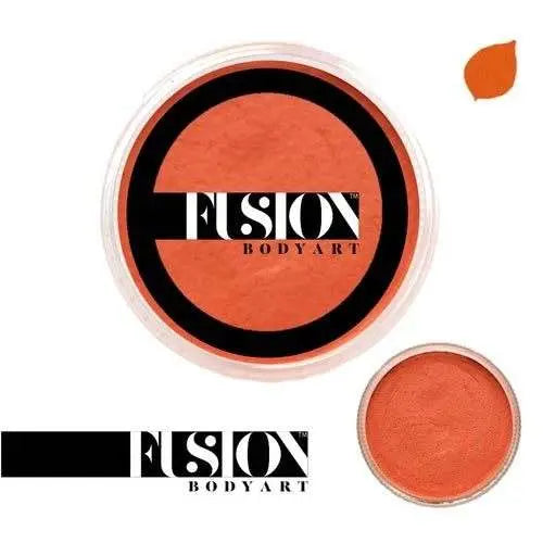 Fusion Body Art Face Paint Cake Prime - Orange Zest 32g Fusion BodyArt Face Paint Cake The Face Paint Shop Australia buy face paints near me
