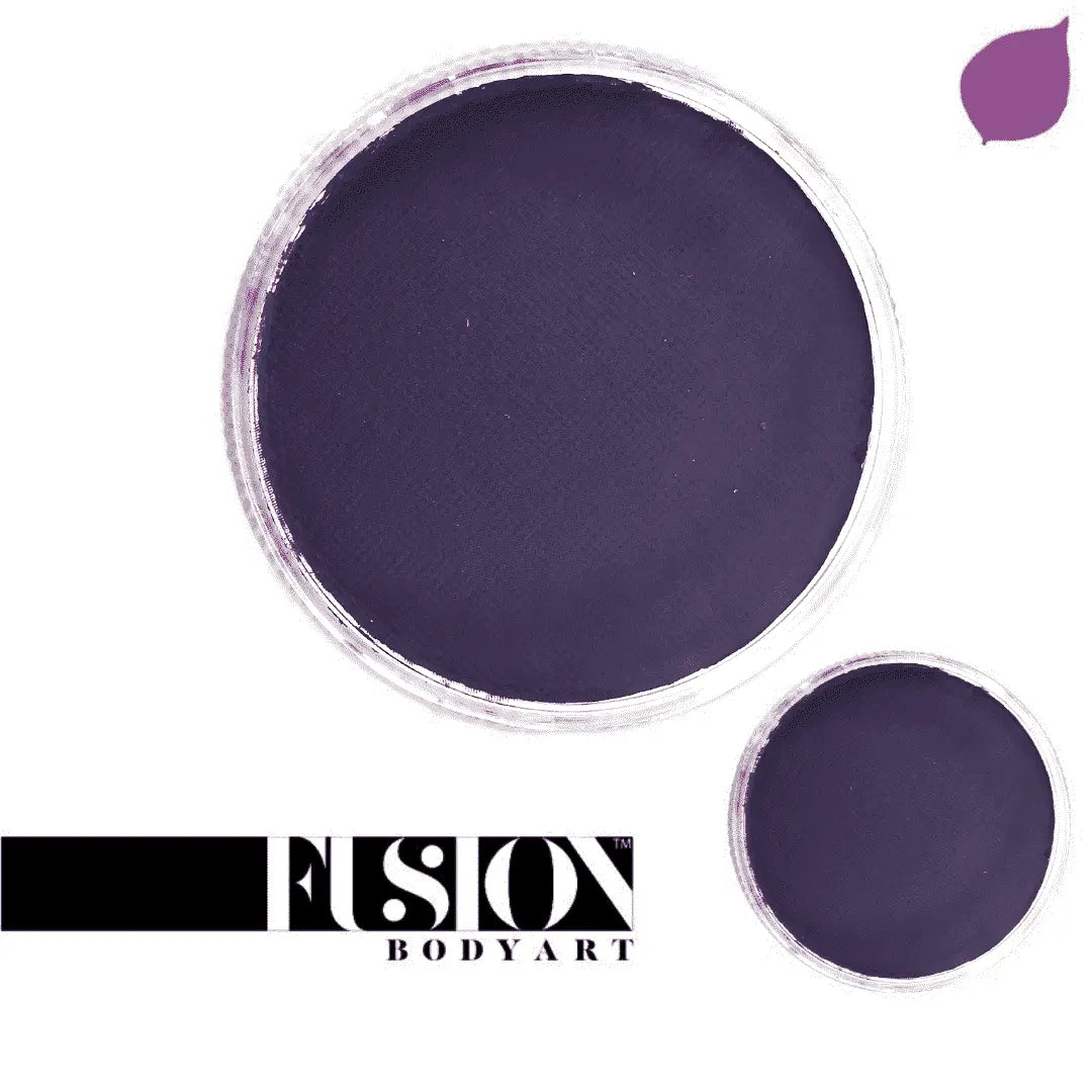 Fusion Body Art Face Paint Cake Prime - Prime Deep Purple 32g Fusion BodyArt Face Paint Cake The Face Paint Shop Australia buy face paints near me
