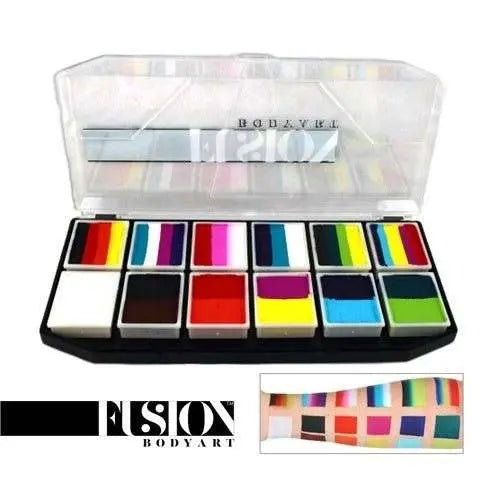 Fusion Body Art Face Paint Spectrum Palette - Carnival Fusion BodyArt Palette The Face Paint Shop Australia buy face paints near me