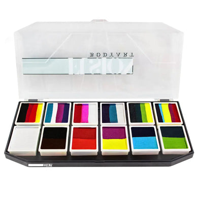 Maydear 6 colors Professional Face Painting One Stroke Split Cake Palette  695937446931