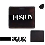 Fusion Body Art Face and Body Paint Cake 90g - Strong Black Fusion BodyArt Face Paint Cake The Face Paint Shop Australia buy face paints near me