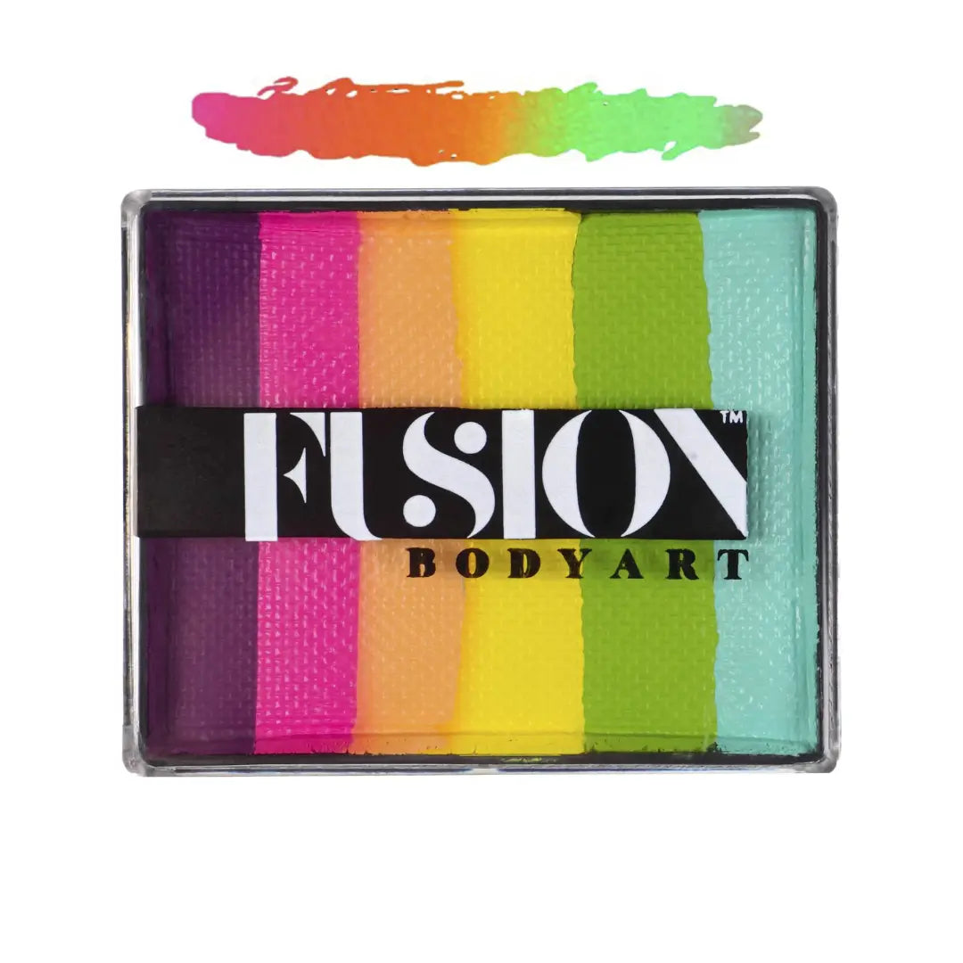  Buy Fusion Body Art Rainbow Cake - UNICORN PARTY 50g and professional face & body paint for beginners in Australia. Where to buy face paint near me. 