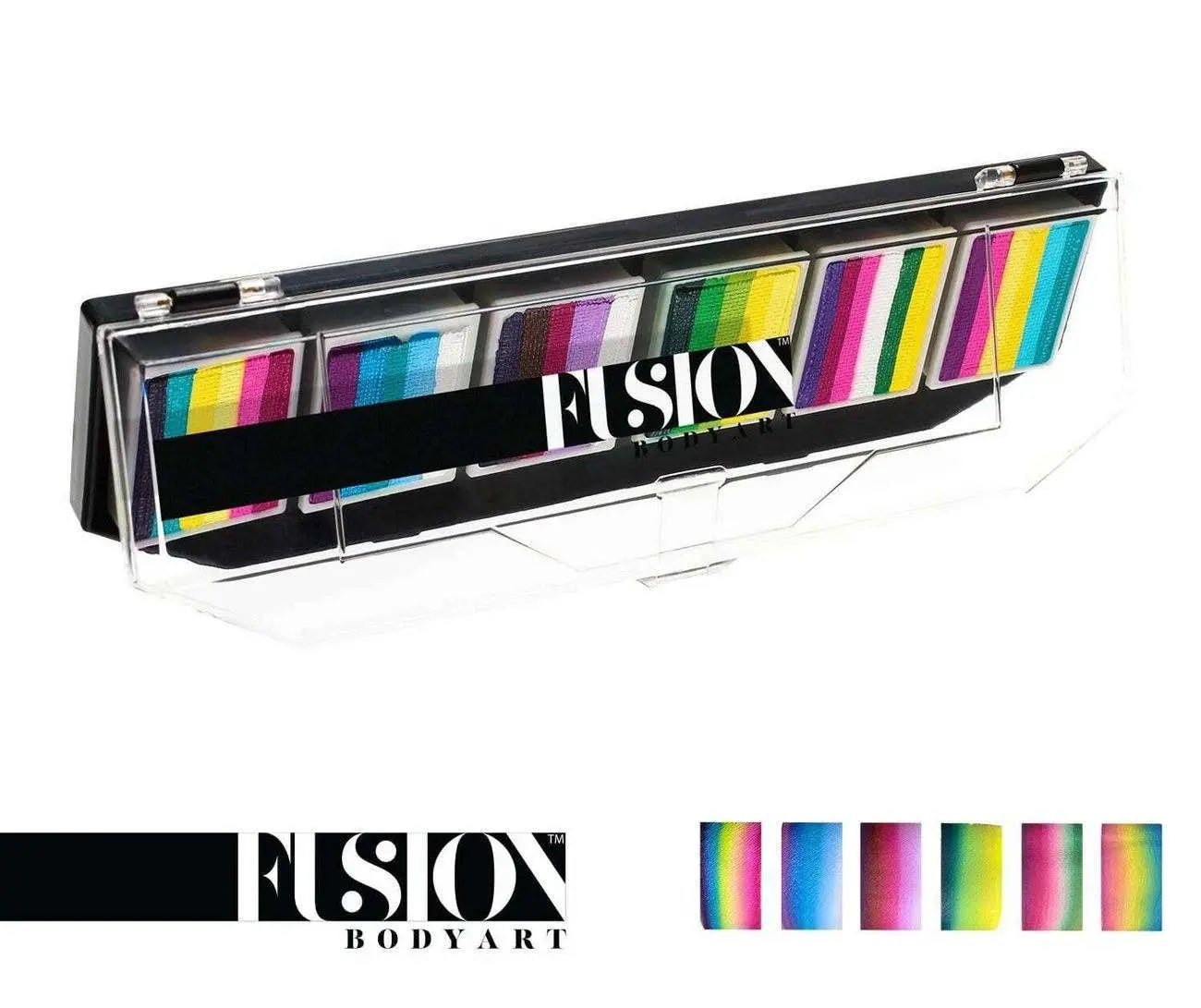 Fusion Body Art Spectrum Palette - Leanne's Pretty Rainbow Fusion BodyArt Body Paint & Foundation The Face Paint Shop Australia buy face paints near me