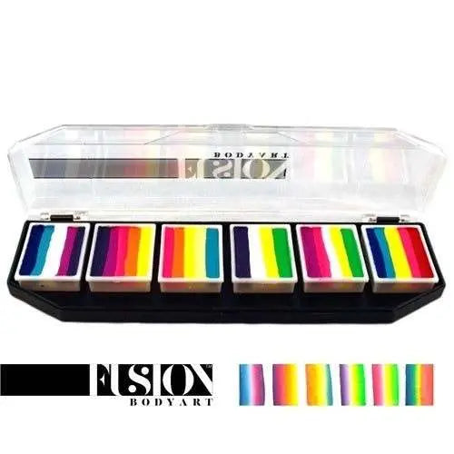 Fusion Body Art Spectrum Palette - Leanne's Tropical Collection FX Fusion BodyArt Palette The Face Paint Shop Australia buy face paints near me
