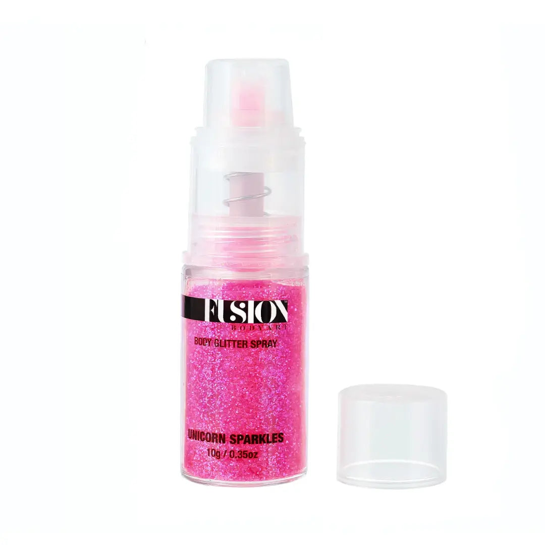  Buy Fusion Glitter Pump Spray - Unicorn Sparkles and professional face & body paint for beginners in Australia. Where to buy face paint near me. 