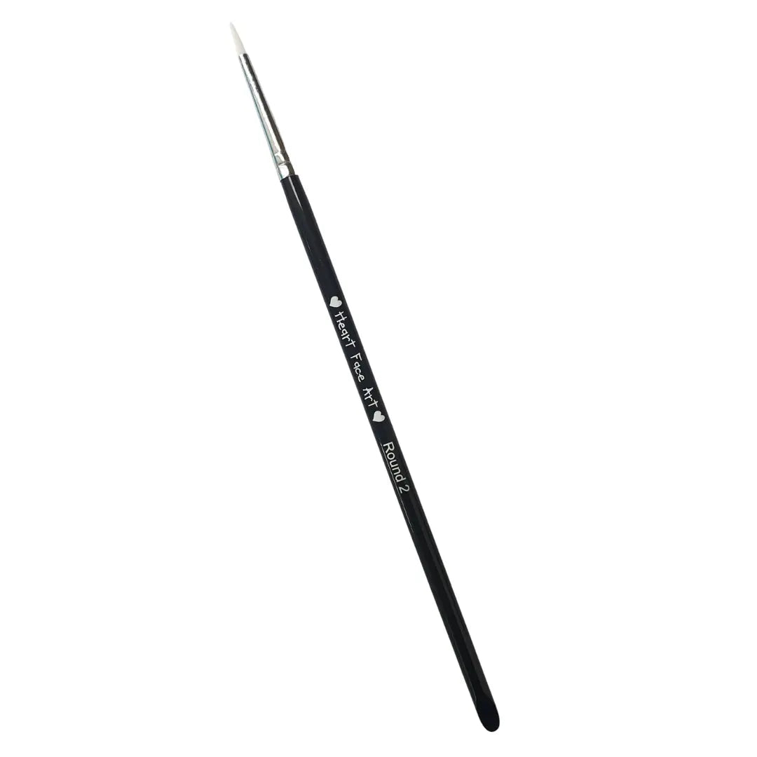  Buy Heart Face Art Brush-  #2 Round and professional face & body paint for beginners in Australia. Where to buy face paint near me. 