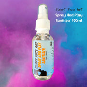  Buy Heart Face Art Spray & Play Brush Sanitiser 100ml and professional face & body paint for beginners in Australia. Where to buy face paint near me. 
