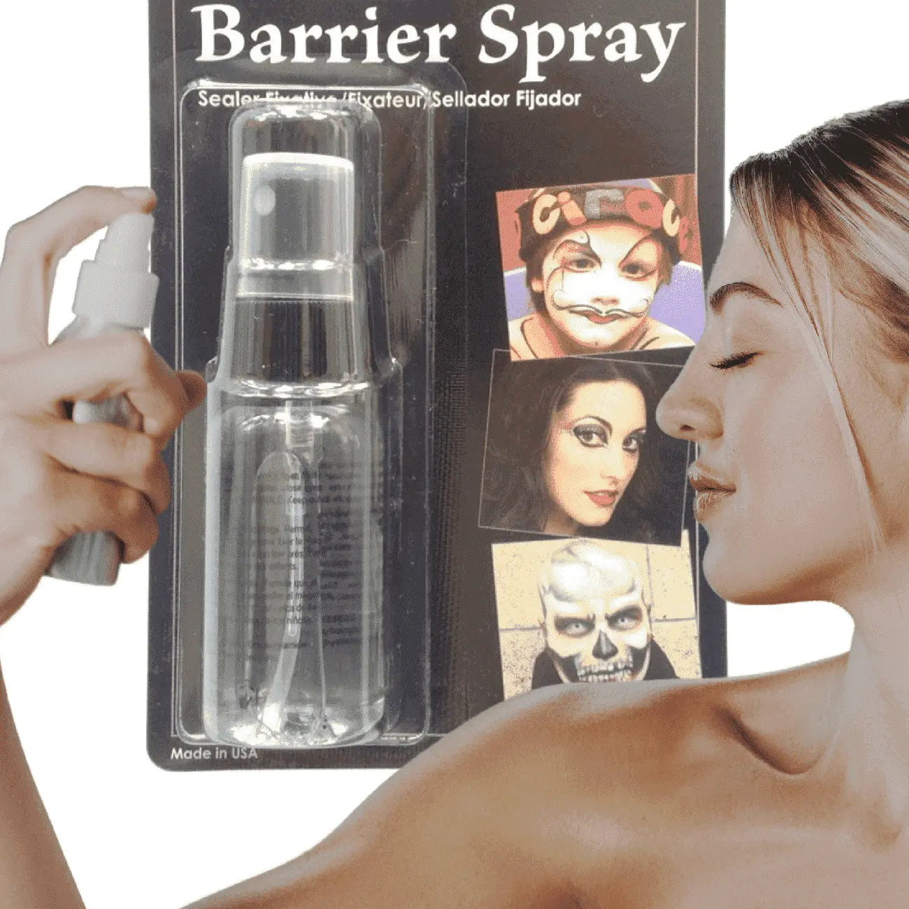 Mehron Barrier Spray 30ml - Also use as Fixer Mehron Makeup Tools The Face Paint Shop Australia buy face paints near me
