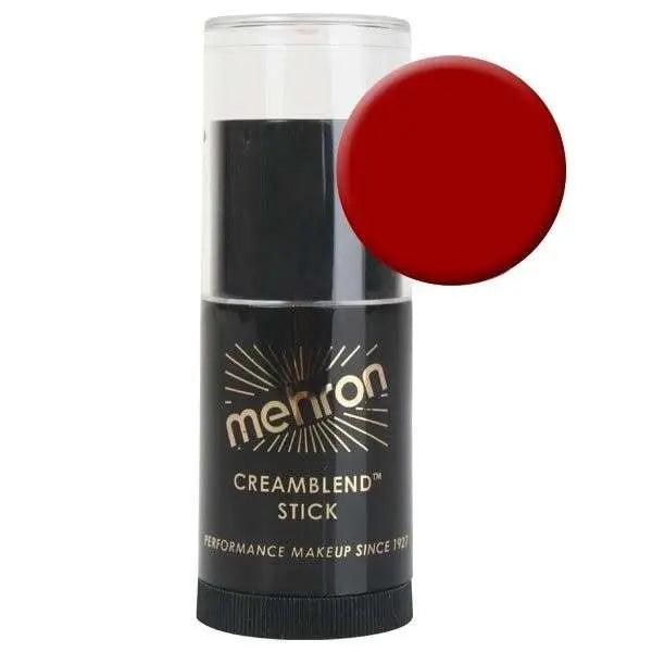Mehron Creamblend Stick - Red The Face Paint Shop Makeup The Face Paint Shop Australia buy face paints near me