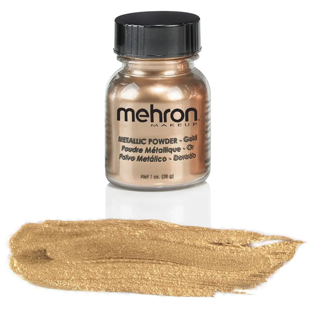  Buy Mehron Metallic Pigment Powder - Gold and professional face & body paint for beginners in Australia. Where to buy face paint near me. 