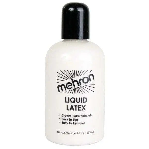 Mehron Special FX - Liquid Latex 133ml White Mehron SFX Product The Face Paint Shop Australia buy face paints near me