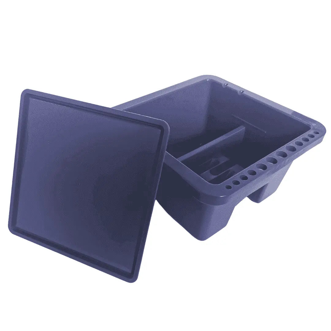 Mont Marte Brushwasher - Square Plastic Twin Compartment Mont Marte Brush Washer The Face Paint Shop Australia buy face paints near me