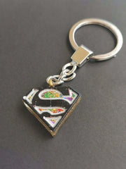 Superman Symbol Keyring My Best Life Jewellery Keyring The Face Paint Shop Australia buy face paints near me