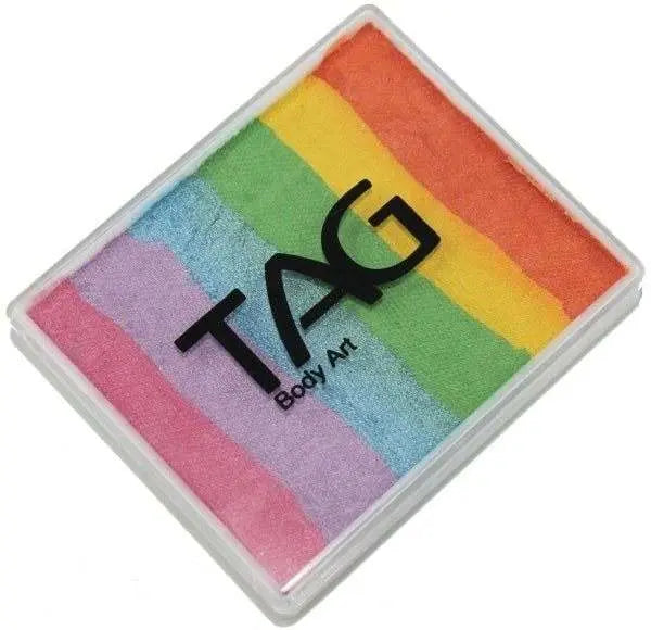 TAG Body Art 50g Splitcake - Pearl Rainbow Tag Body Art Splitcake The Face Paint Shop Australia buy face paints near me