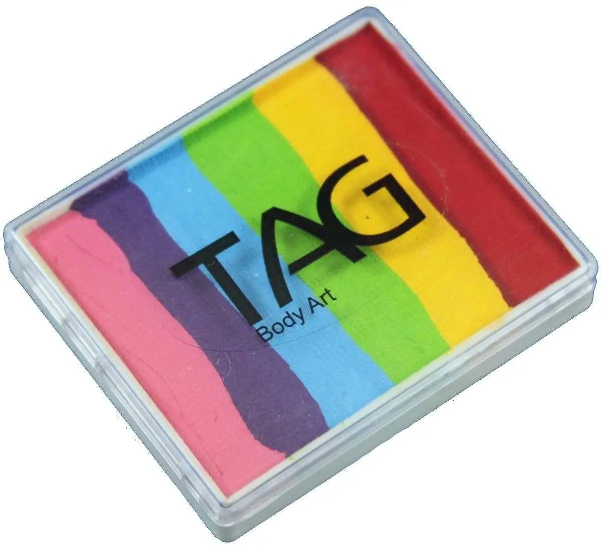 TAG Body Art 50g Splitcake - Regular Rainbow Tag Body Art Splitcake The Face Paint Shop Australia buy face paints near me