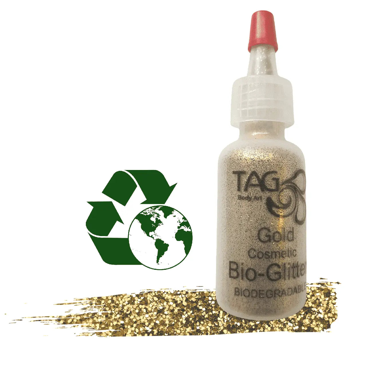 TAG Body Art Bio Glitter 15ml - Gold Tag Body Art Loose Glitter The Face Paint Shop Australia buy face paints near me