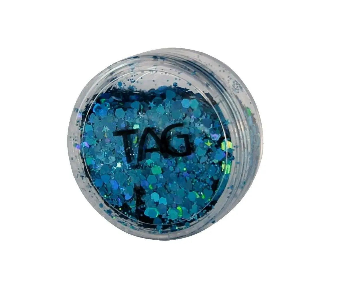 TAG Body Art Chunky Glitter 10g - Blue Tag Body Art Loose Glitter The Face Paint Shop Australia buy face paints near me