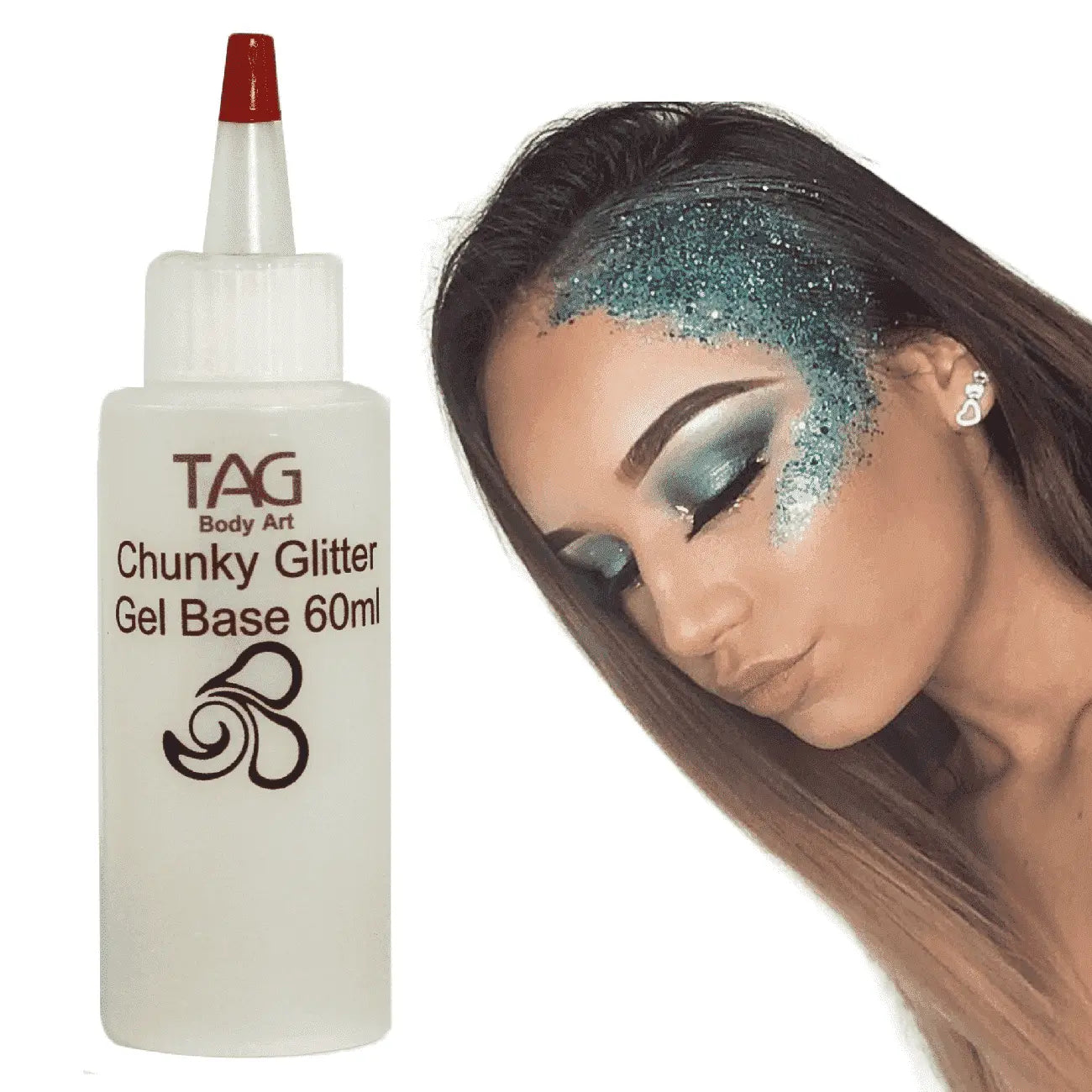 TAG Body Art Chunky Glitter Base Gel - 60ml Tag Body Art Chunky Glitter The Face Paint Shop Australia buy face paints near me